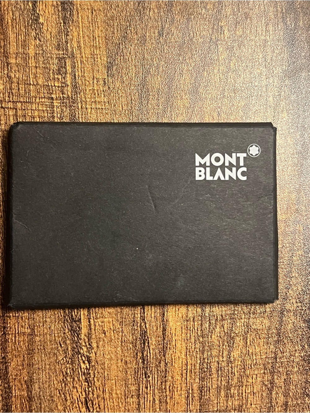 Montblanc Leather Business Card Holder / Card Case – Mint / Unused